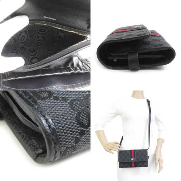 Balenciaga Hacker Project Shoulder Bag Wallet Black by Gucci - Picture 4 of 5